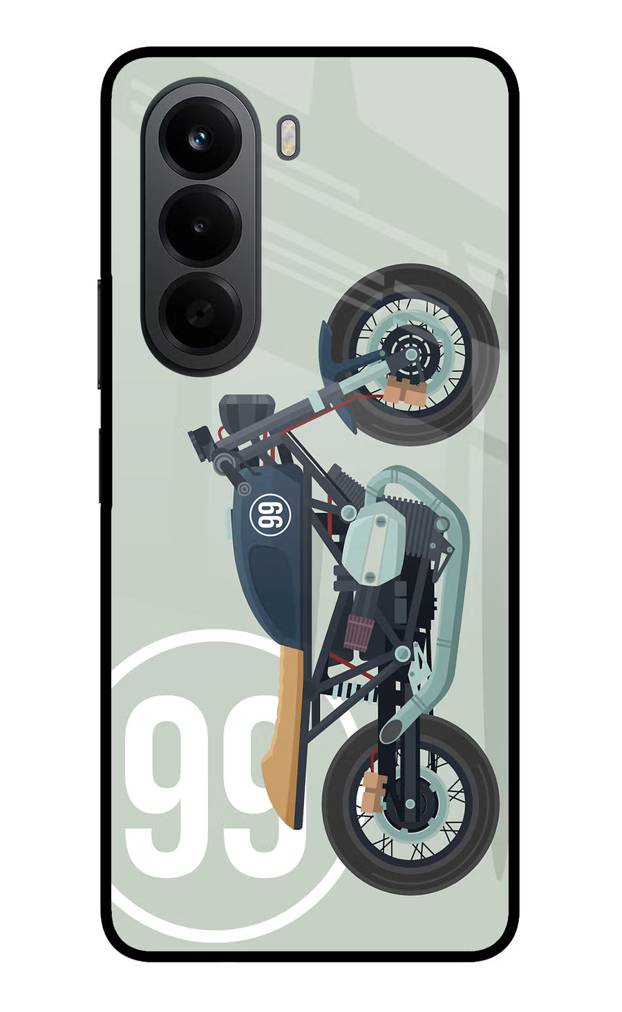 Classic Cafe Racer 99 OnePlus Nord CE6 Lite Back Cover, Metal case