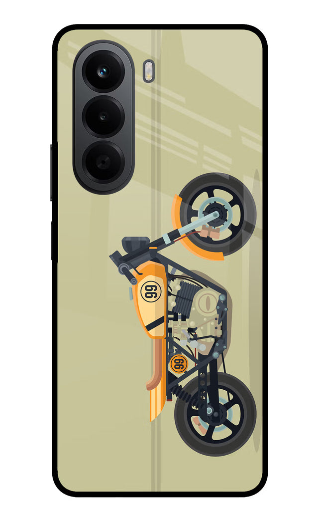 Vertical Speedster OnePlus Nord CE6 Lite Metal Case Back Cover by Casekaro