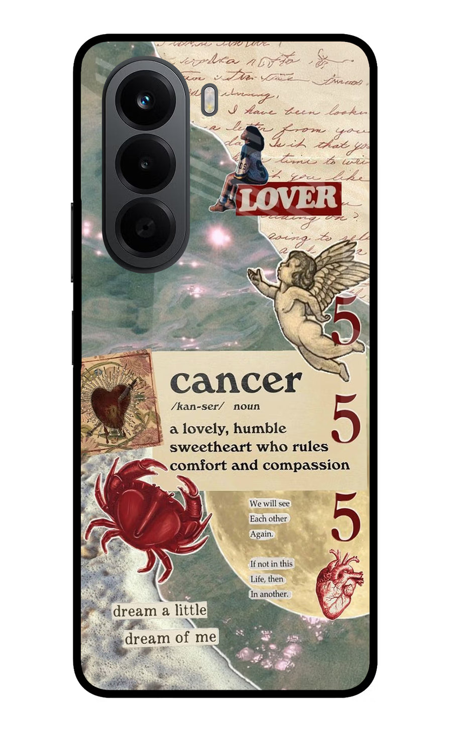 Cancer Zodiac OnePlus Nord CE6 Lite Back Cover, Metal case