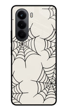 Spider Web OnePlus Nord CE6 Lite Metal Case Back Cover by Casekaro