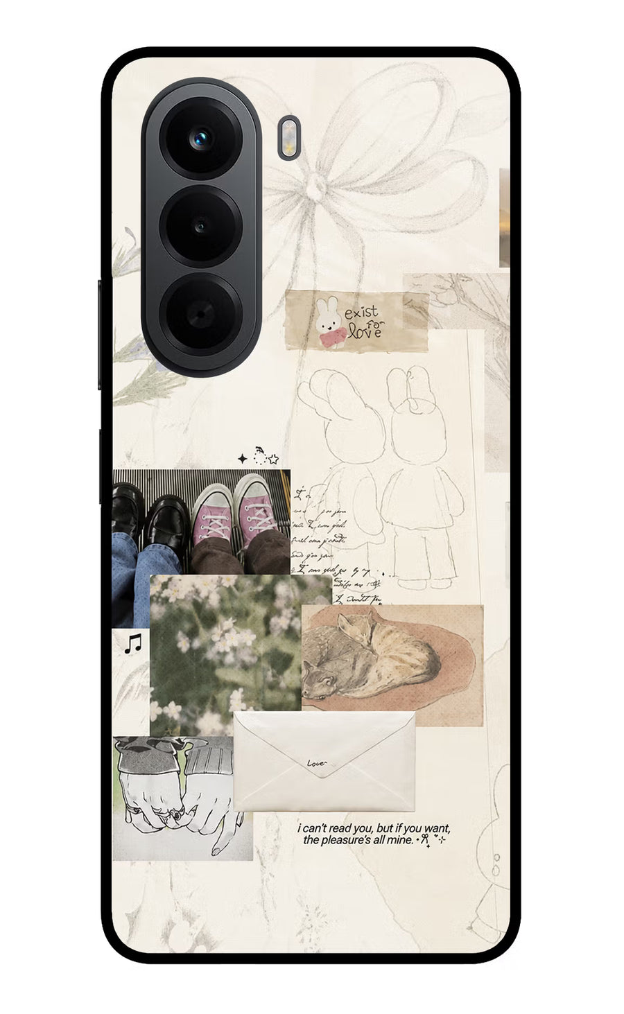Soft Aesthetic OnePlus Nord CE6 Lite Back Cover, Metal case
