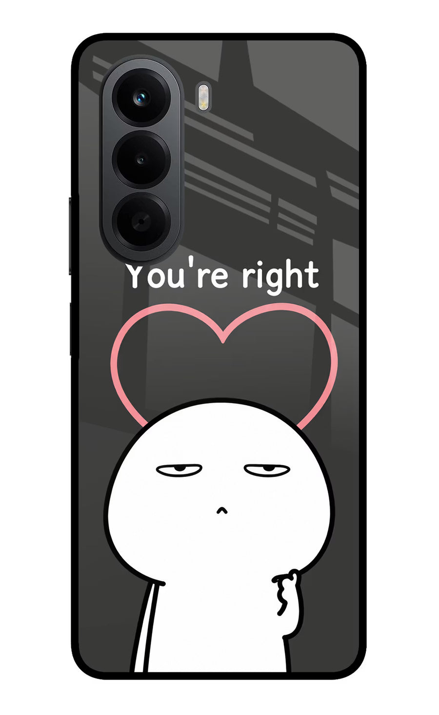 You're Right OnePlus Nord CE6 Lite Back Cover, Metal case