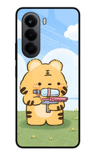 Tiger Treat OnePlus Nord CE6 Lite Metal Case Back Cover by Casekaro