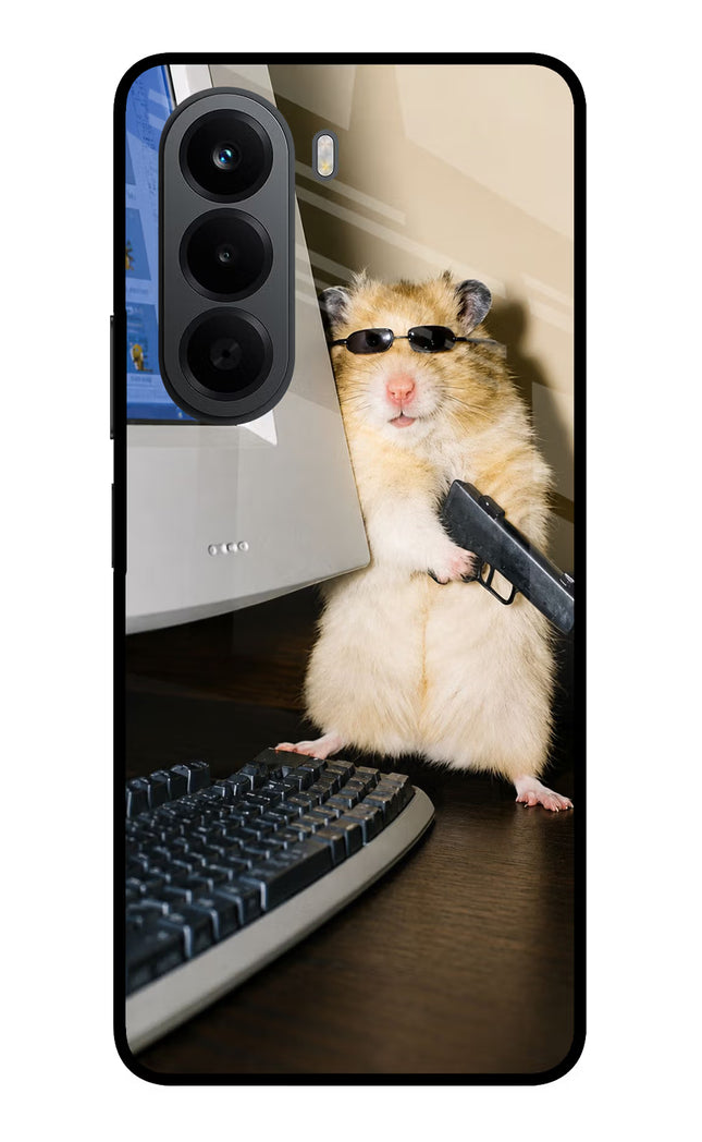 Hacker Hamster OnePlus Nord CE6 Lite Metal Case Back Cover by Casekaro