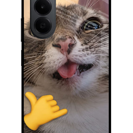 Silly Cat Call OnePlus Nord CE6 Lite Metal Case Back Cover by Casekaro