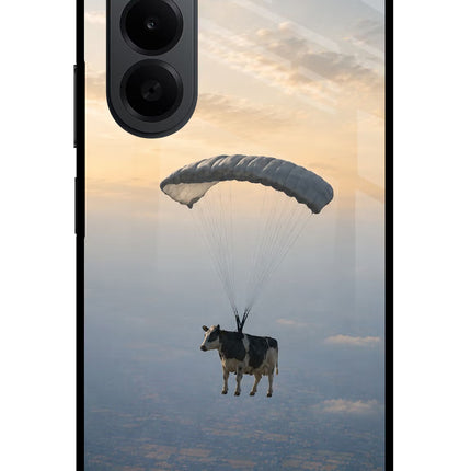 Skydiving Cow OnePlus Nord CE6 Lite Metal Case Back Cover by Casekaro