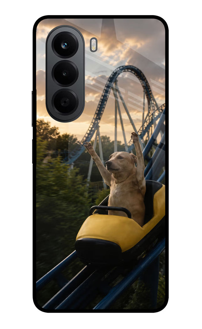 Rollercoaster Dog OnePlus Nord CE6 Lite Metal Case Back Cover by Casekaro