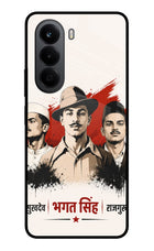 Bhagat Singh Trio OnePlus Nord CE6 Lite Metal Case Back Cover by Casekaro