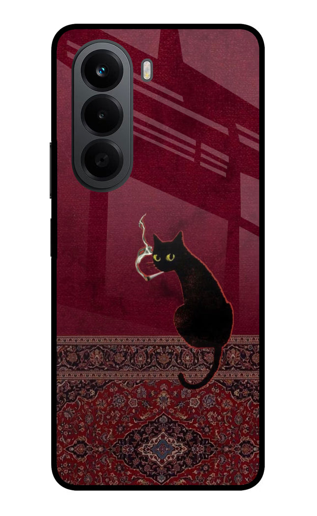 Midnight Cat OnePlus Nord CE6 Lite Metal Case Back Cover by Casekaro