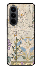 White Lily OnePlus Nord CE6 Lite Metal Case Back Cover by Casekaro