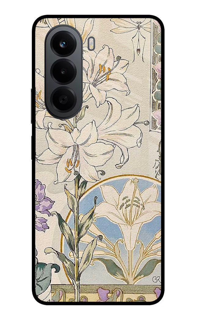 White Lily OnePlus Nord CE6 Lite Metal Case Back Cover by Casekaro