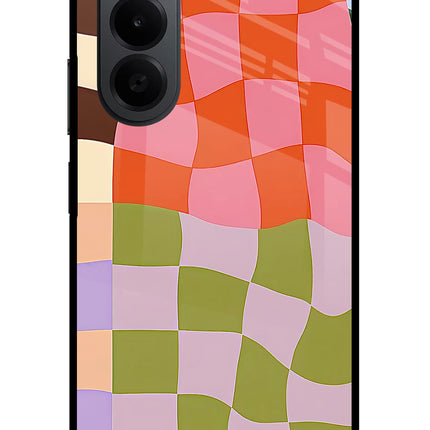 Wavy Grid OnePlus Nord CE6 Lite Metal Case Back Cover by Casekaro