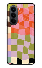 Wavy Grid OnePlus Nord CE6 Lite Metal Case Back Cover by Casekaro