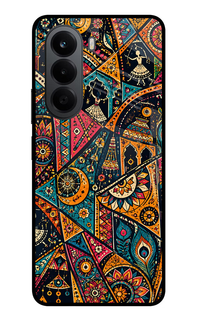 Folk Print OnePlus Nord CE6 Lite Metal Case Back Cover by Casekaro