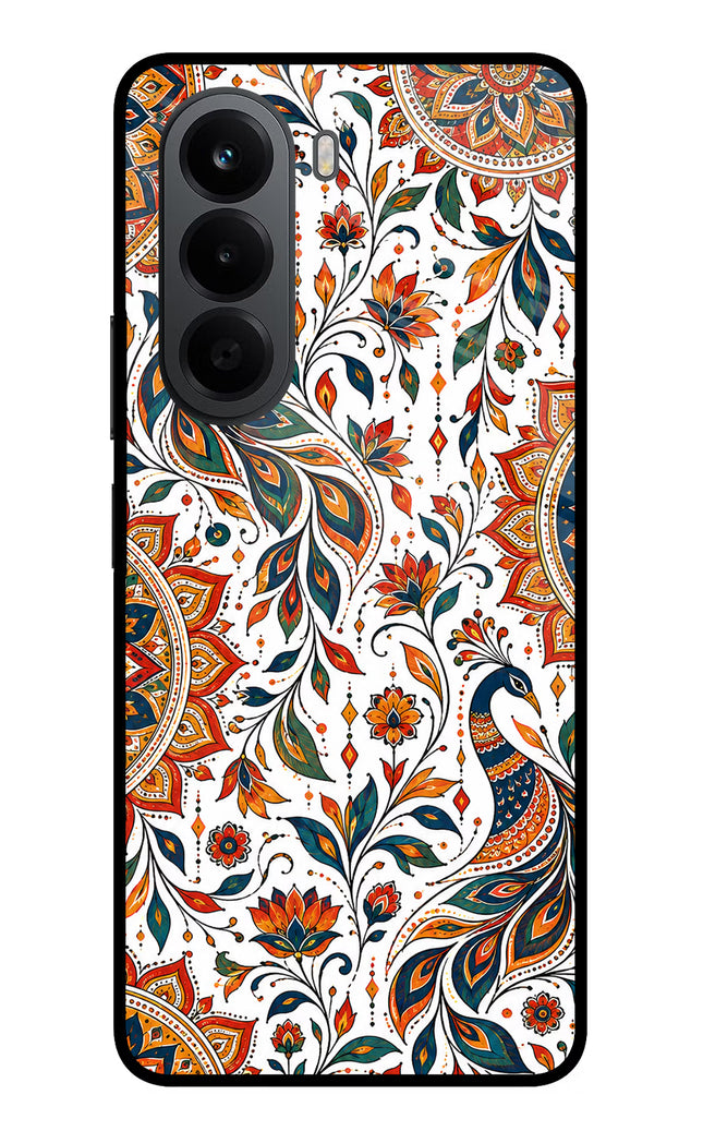 White Mayura OnePlus Nord CE6 Lite Metal Case Back Cover by Casekaro