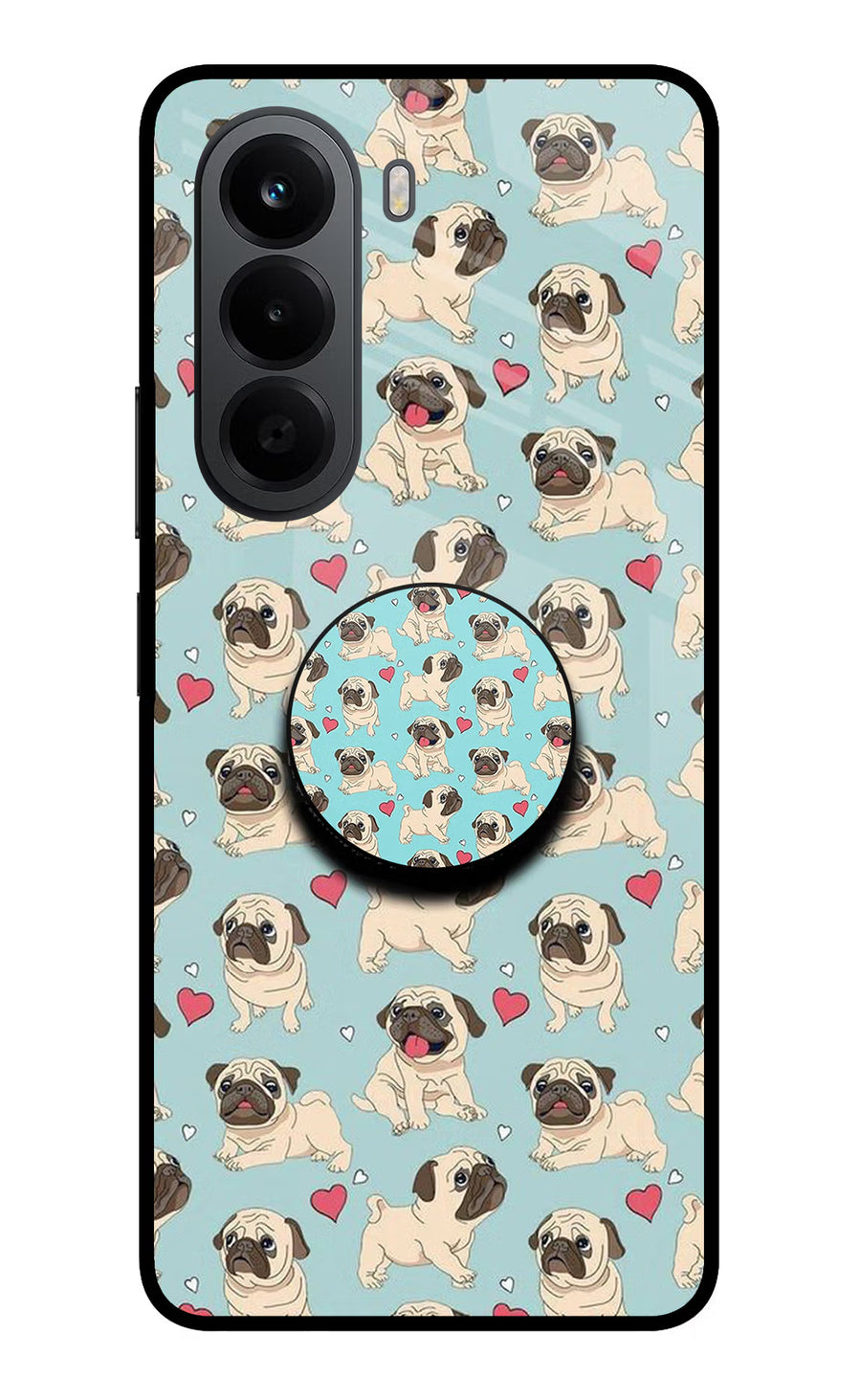Pug Dog OnePlus Nord CE6 Lite Pop Case, Metal case