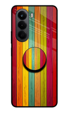 Multicolor Wooden OnePlus Nord CE6 Lite Pop Case by Casekaro