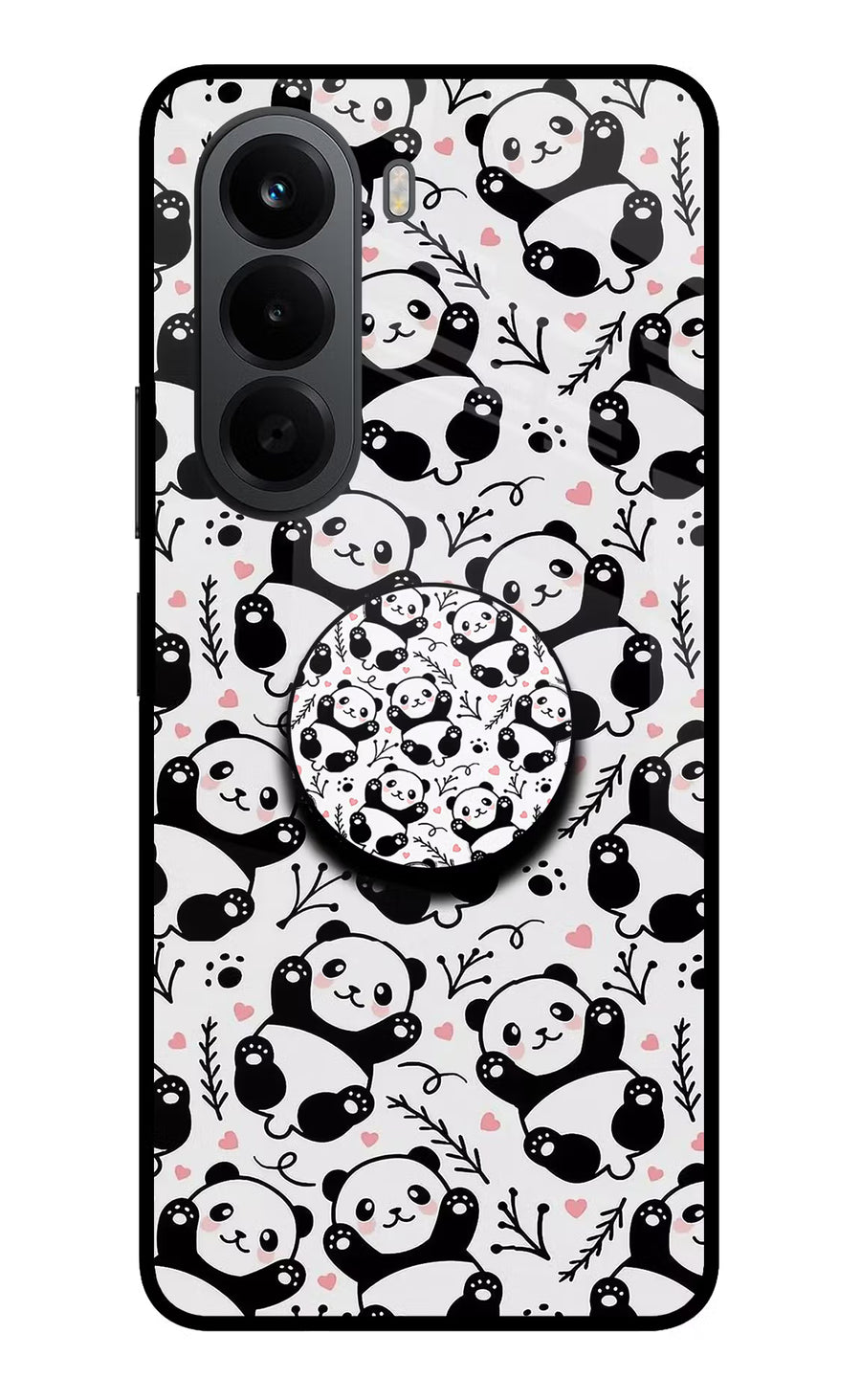 Cute Panda OnePlus Nord CE6 Lite Pop Case, Metal case