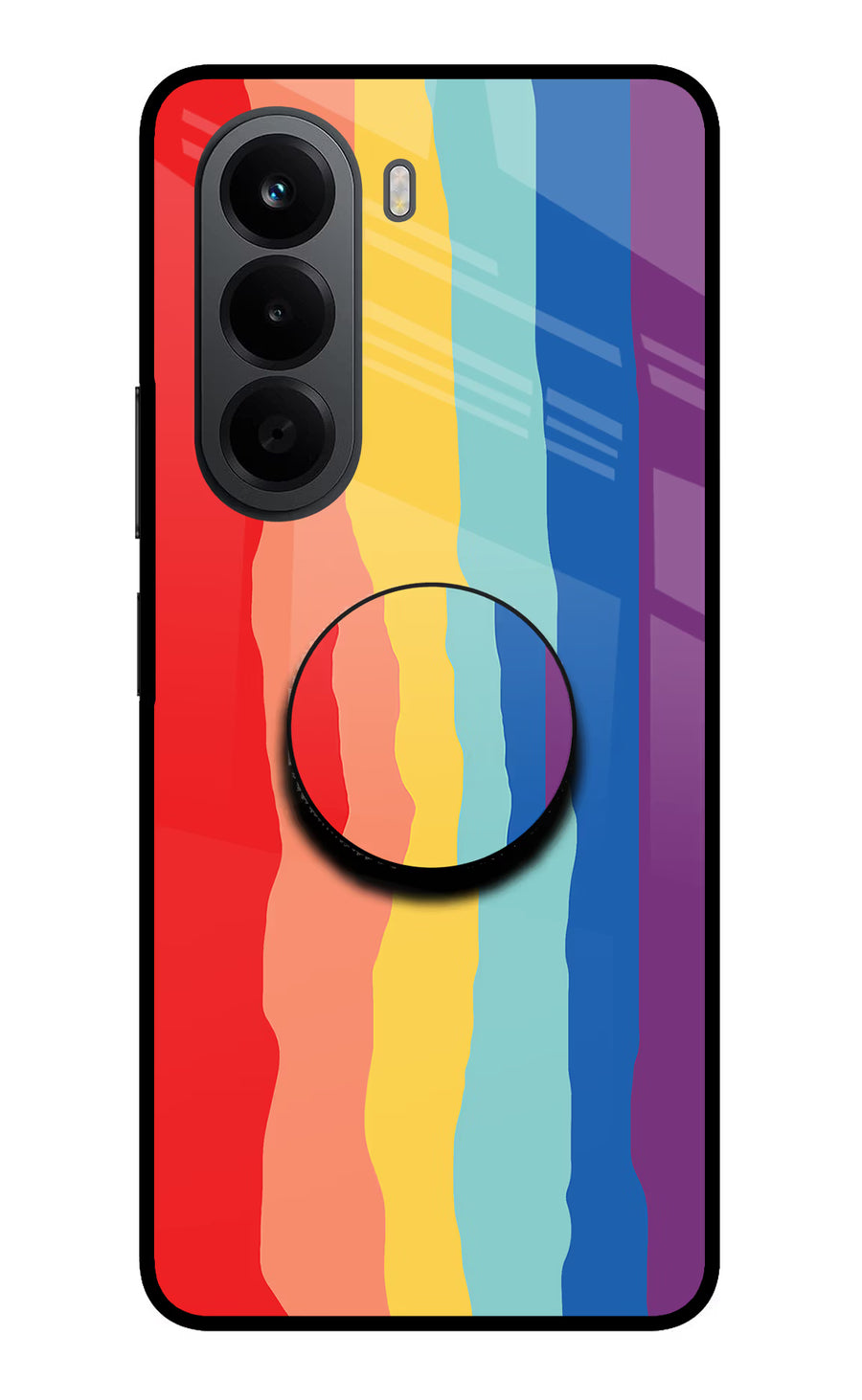 Rainbow OnePlus Nord CE6 Lite Pop Case, Metal case