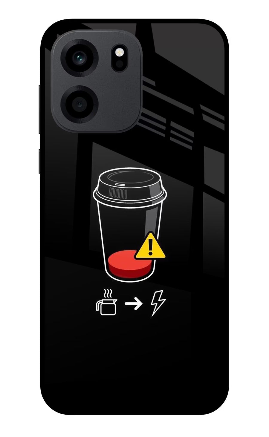 Coffee OnePlus Nord CE 6 Back Cover, Metal case
