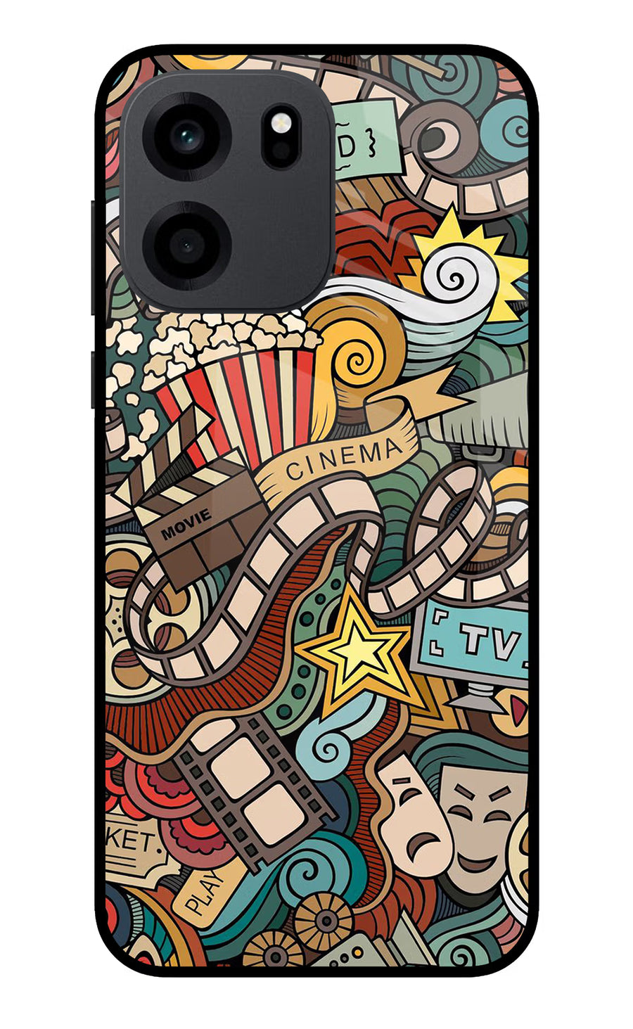Cinema Abstract OnePlus Nord CE 6 Back Cover, Metal case