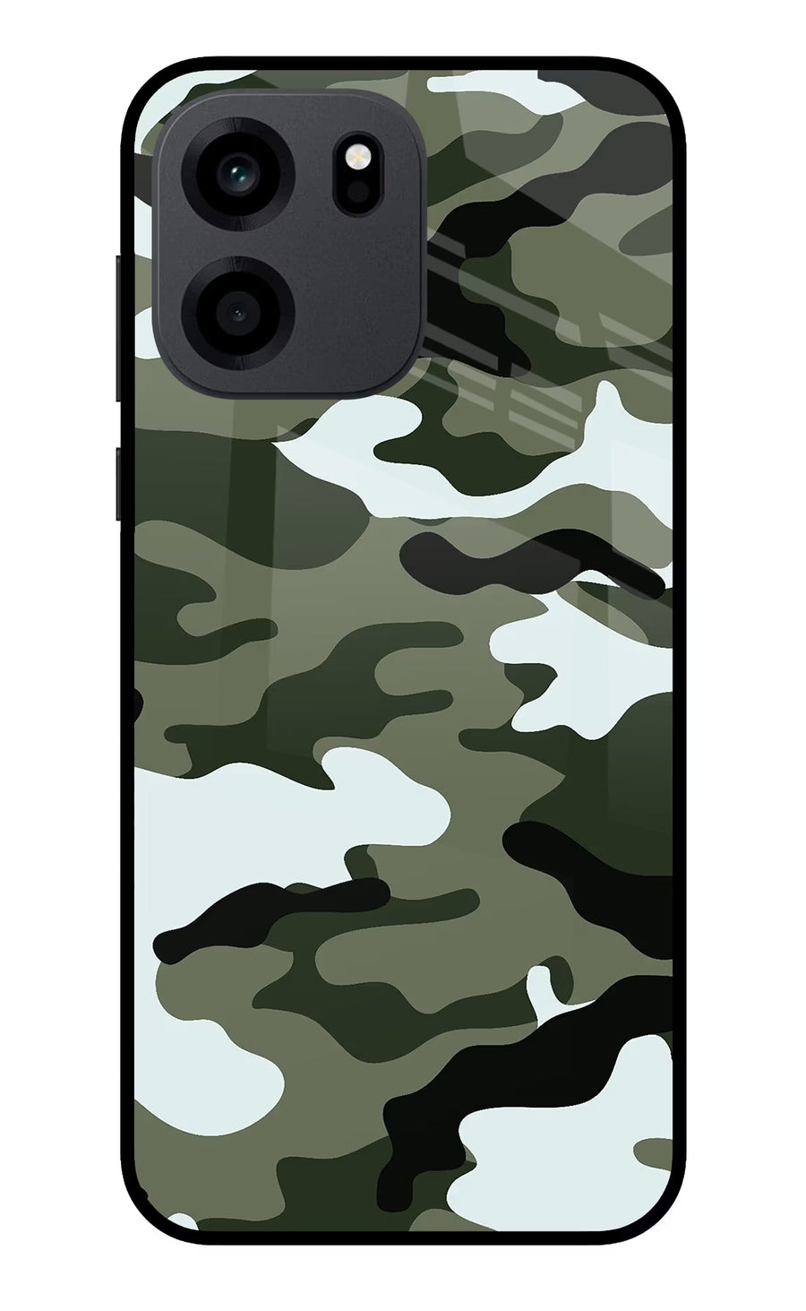Camouflage OnePlus Nord CE 6 Back Cover, Metal case