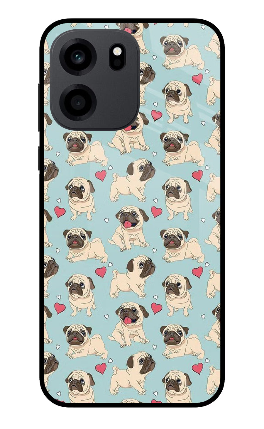 Pug Dog OnePlus Nord CE 6 Back Cover, Metal case