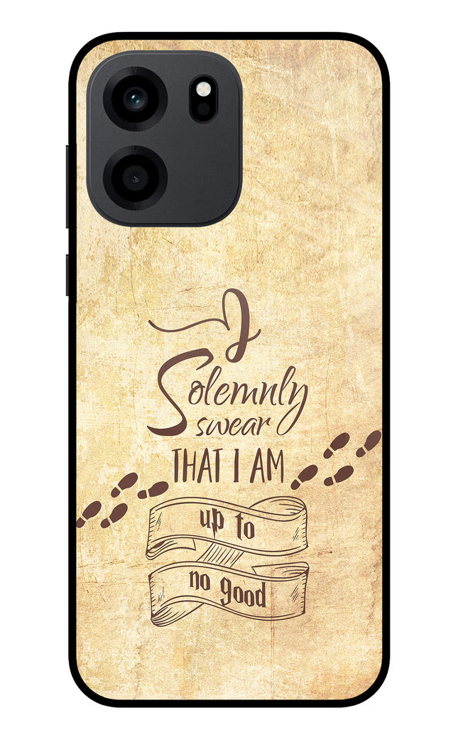 I Solemnly swear that i up to no good OnePlus Nord CE 6 Metal Case Back Cover by Casekaro
