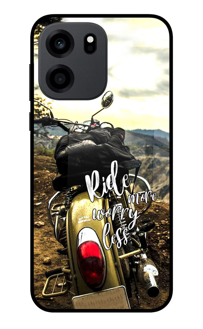Ride More Worry Less OnePlus Nord CE 6 Metal Case Back Cover by Casekaro