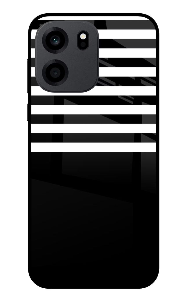 Black and White Print OnePlus Nord CE 6 Metal Case Back Cover by Casekaro