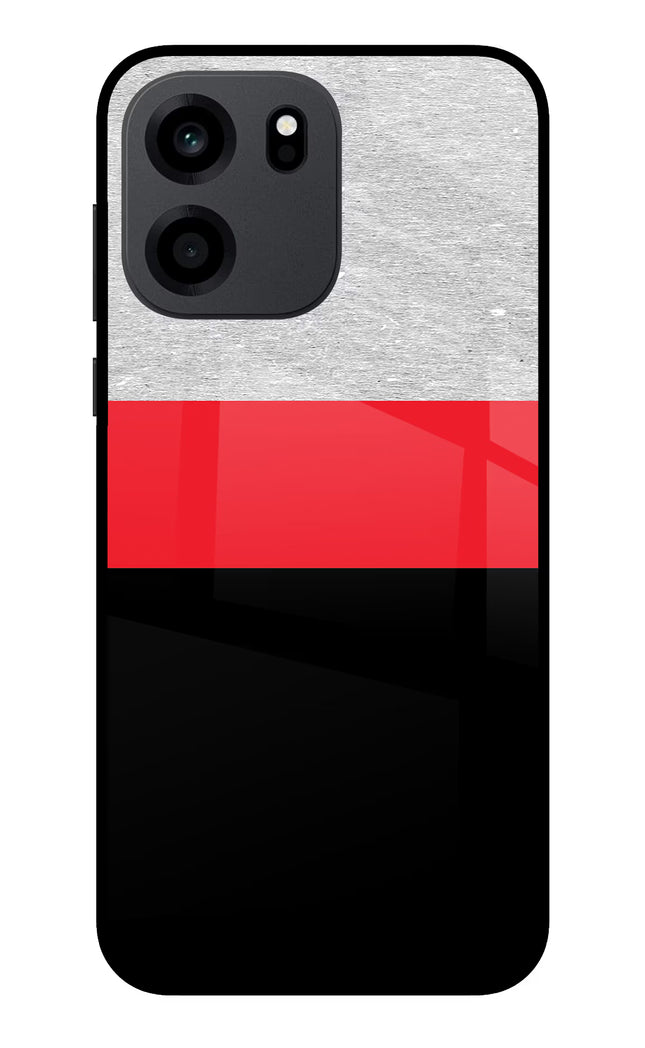 Tri Color Pattern OnePlus Nord CE 6 Metal Case Back Cover by Casekaro
