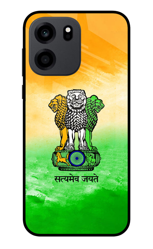 Satyamev Jayate Flag OnePlus Nord CE 6 Metal Case Back Cover by Casekaro