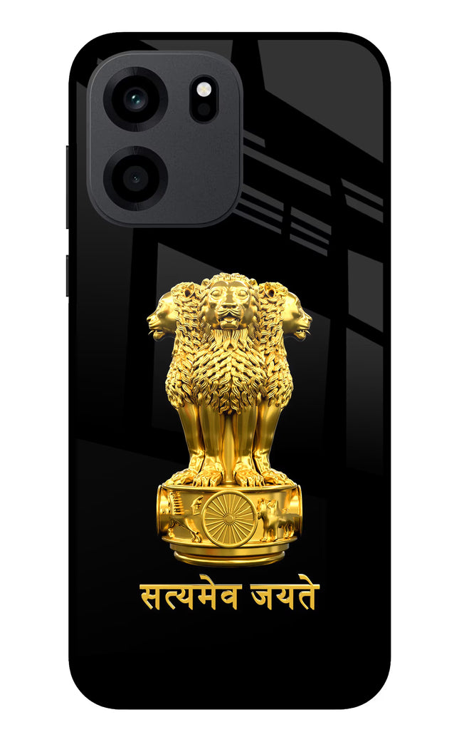 Satyamev Jayate Golden OnePlus Nord CE 6 Metal Case Back Cover by Casekaro