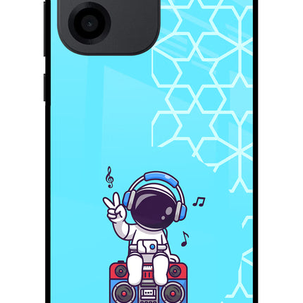Cute Astronaut Chilling OnePlus Nord CE 6 Metal Case Back Cover by Casekaro