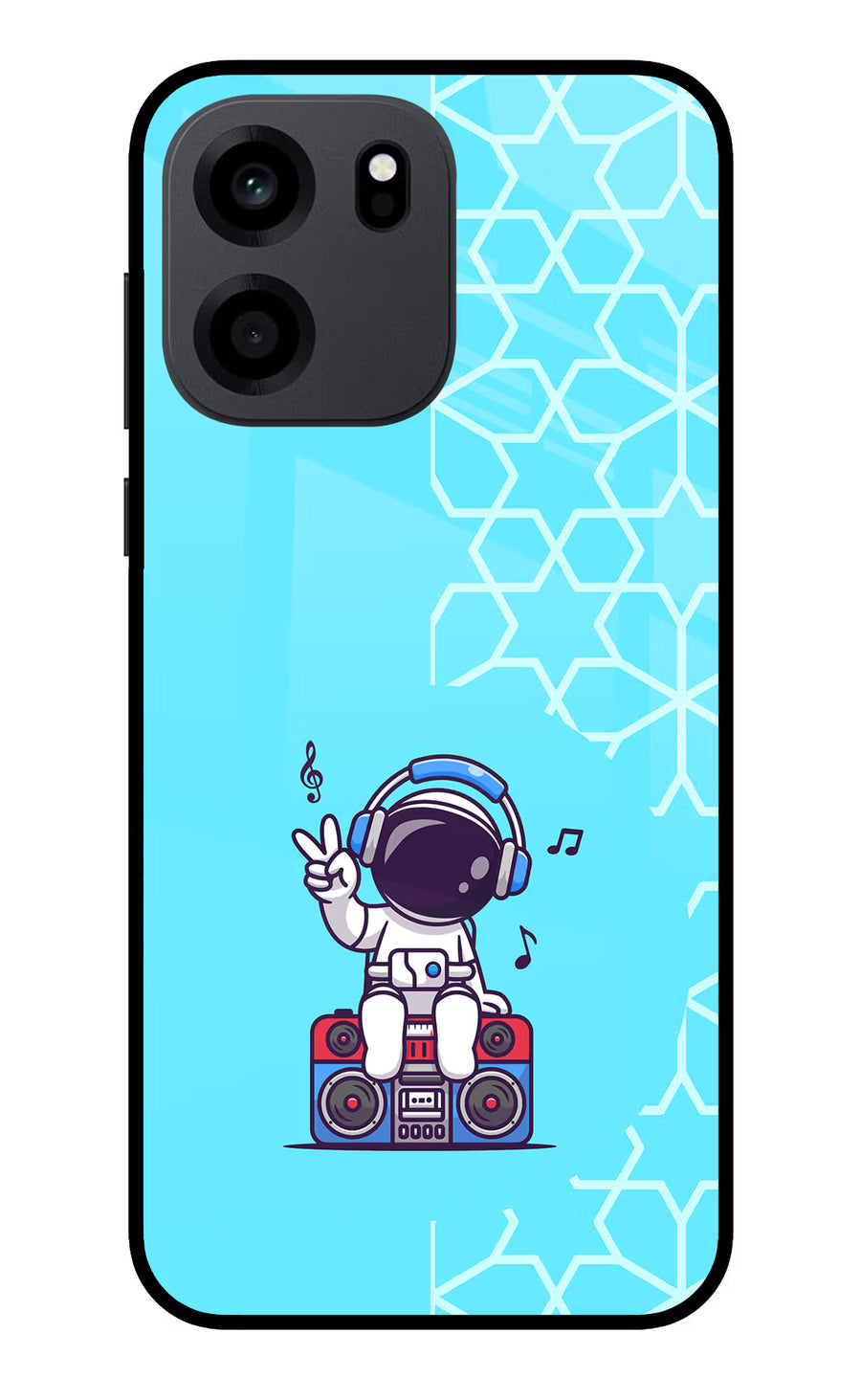 Cute Astronaut Chilling OnePlus Nord CE 6 Back Cover, Metal case