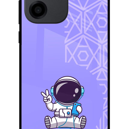 Cute Astronaut Chilling OnePlus Nord CE 6 Metal Case Back Cover by Casekaro