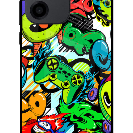 Game Doodle OnePlus Nord CE 6 Metal Case Back Cover by Casekaro