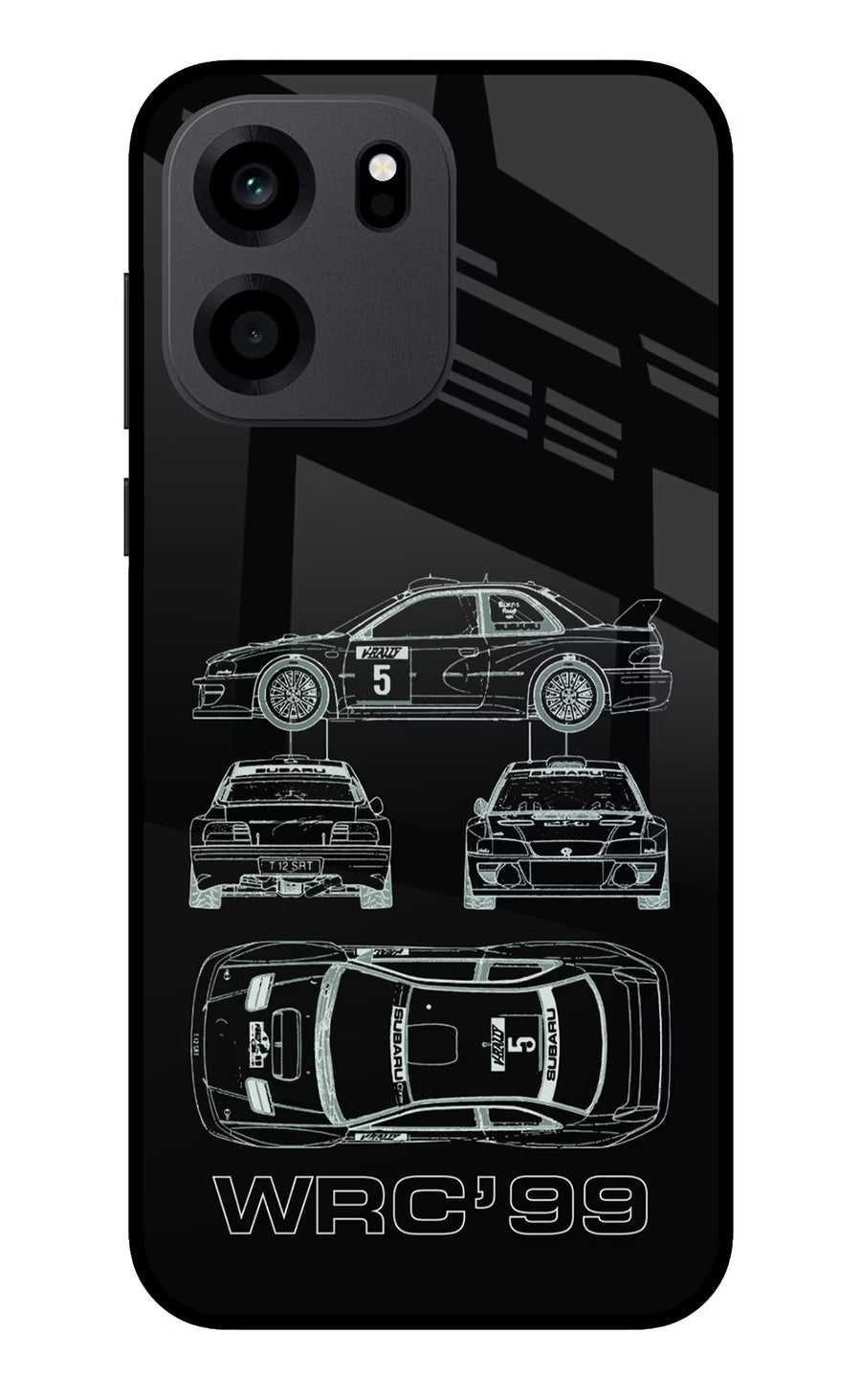 WRC'99 OnePlus Nord CE 6 Back Cover, Metal case