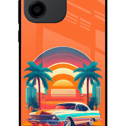 Palm Drive 80s OnePlus Nord CE 6 Metal Case Back Cover by Casekaro
