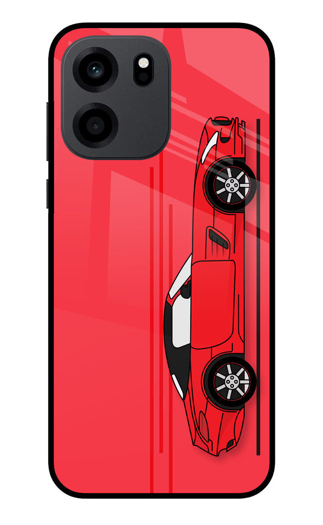 Red Velocity OnePlus Nord CE 6 Metal Case Back Cover by Casekaro