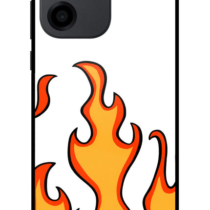 Fired Up – White OnePlus Nord CE 6 Metal Case Back Cover by Casekaro