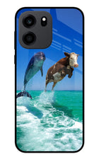 Dolphin vs Cow OnePlus Nord CE 6 Metal Case Back Cover by Casekaro