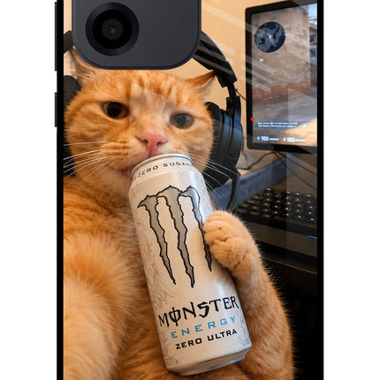 Gamer Cat Energy OnePlus Nord CE 6 Metal Case Back Cover by Casekaro