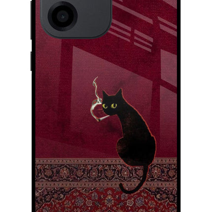 Midnight Cat OnePlus Nord CE 6 Metal Case Back Cover by Casekaro