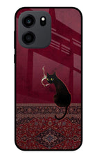 Midnight Cat OnePlus Nord CE 6 Metal Case Back Cover by Casekaro