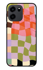 Wavy Grid OnePlus Nord CE 6 Metal Case Back Cover by Casekaro