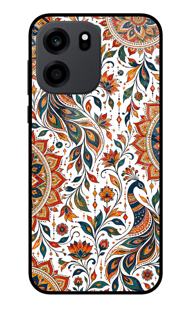 White Mayura OnePlus Nord CE 6 Metal Case Back Cover by Casekaro