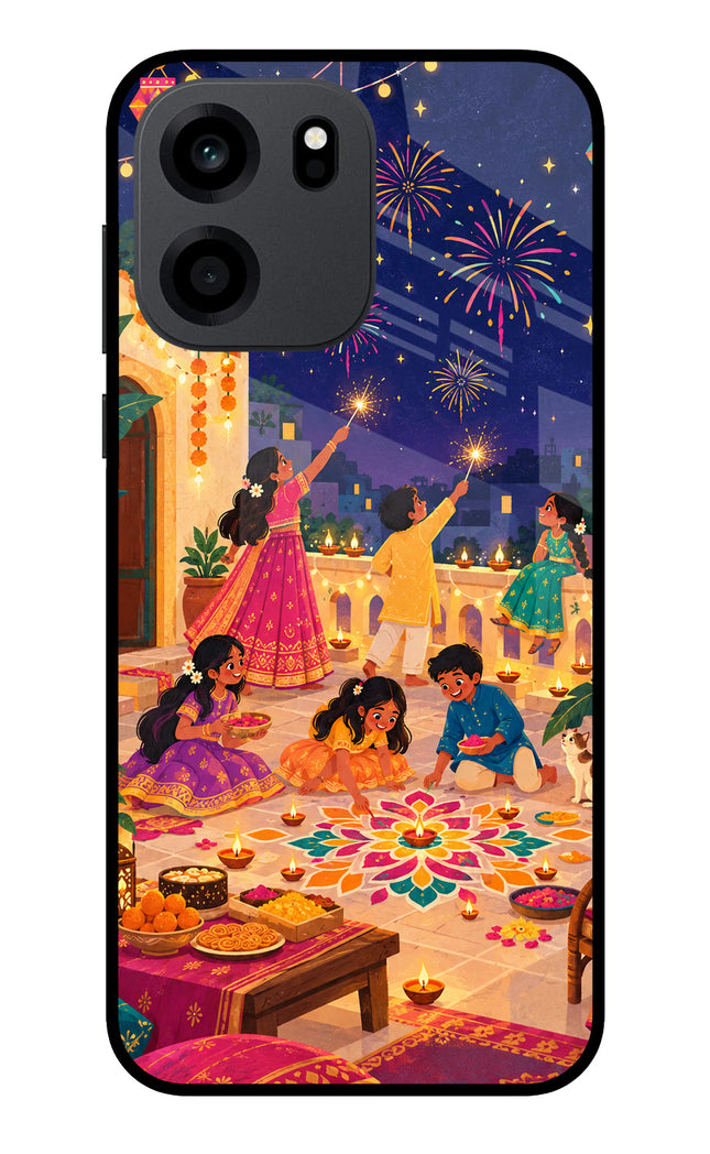 Diwali Night OnePlus Nord CE 6 Metal Case Back Cover by Casekaro