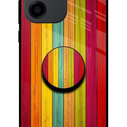 Multicolor Wooden OnePlus Nord CE 6 Pop Case by Casekaro