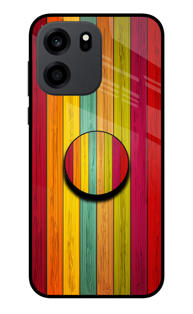 Multicolor Wooden OnePlus Nord CE 6 Pop Case by Casekaro